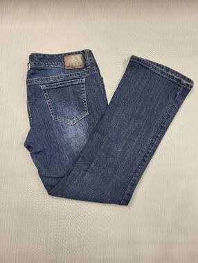 Maurices Jeans Women’s Size 13/14 Short Blue Medium Wash Bootcut Mid Rise Denim